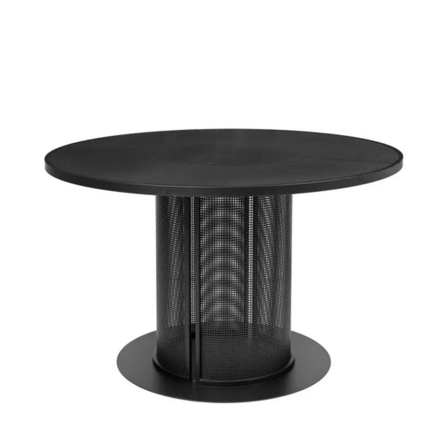 Bahaus Dining Table in Steel by Kristina Dam Studio For Sale - Image 9 of 10