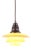 PH 2/2 Pendant with Yellow Painted Shades by Poul Henningsen for Louis Poulsen, 1930s For Sale