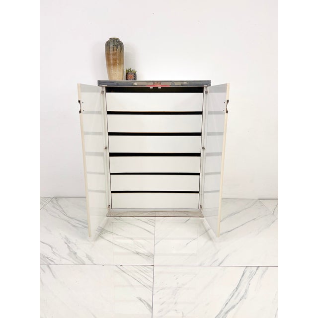 Pierre Cardin Tall Cabinet, Wardrobe, Chest of Drawers, Pierre Cardin, 1970's For Sale - Image 4 of 7