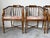 Hollywood Regency Vintage Drexel Hollywood Regency Faux Bamboo Carved Wood Dining Chairs – Set of 4 For Sale - Image 3 of 18