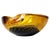 Organic shaped 1960's glass bowl in two colors from Murano with air-bubble pattern. Excellent for putting your keys and...
