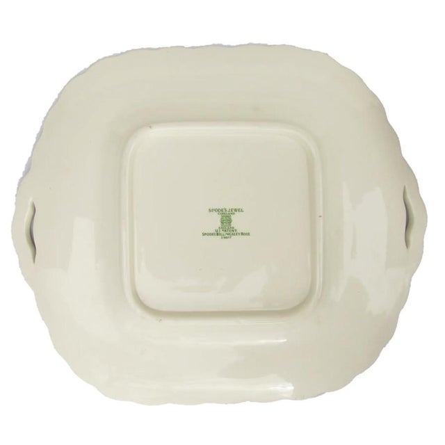 Copeland 1920s English Copeland Spode Jewel Porcelain Platter & 11 Plates For Sale - Image 4 of 5