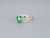Octagon Emerald 14k Gold Ring For Sale - Image 9 of 10