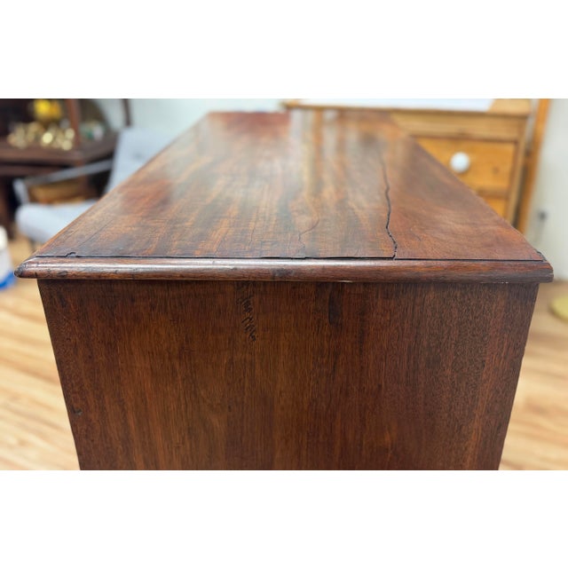 Antique English George III Mahogany Chest of Drawers For Sale - Image 14 of 17