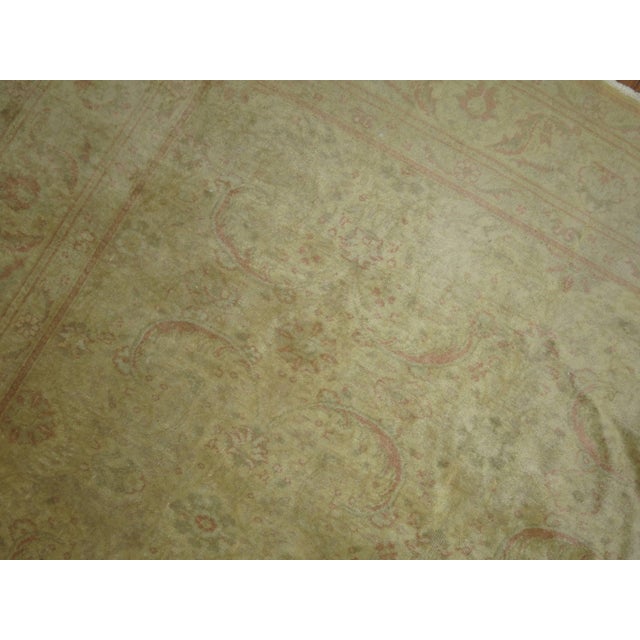 Pale Turkish Room size Rug For Sale - Image 16 of 18