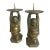 Vintage Brass Buddha Altar Candle Holders - A Pair For Sale