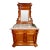 Late 19th Century Victorian Antique** Carved Walnut Washstand & Mirror W/Marble Top For Sale