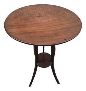Early 19th Century Directoire Mahogany Tripod Pedestal Table with Tilting Top