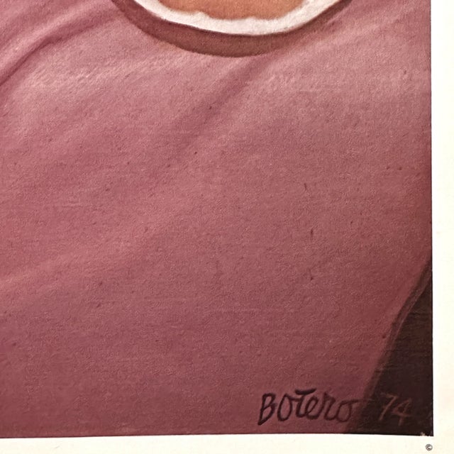 Vintage Fernando Botero Canadian Exhibition Print (1981, Offset Lithograph)/Still Life For Sale - Image 4 of 4