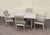 Traditional Gloster Teak Outdoor Patio Dining Table With Four Chairs For Sale - Image 3 of 18