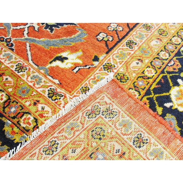 Late 19th Century Antique Persian Sultanabad Carpet, Hand-Knotted Wool, Iran, 1880 For Sale - Image 5 of 9