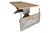 Mid-Century Modern Vintage Oak Trestle Dining Table For Sale - Image 3 of 10