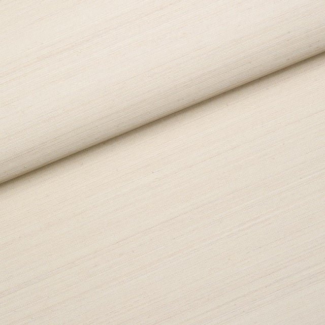 Contemporary SAMPLE - Schumacher Musa Abaca Wallpaper In Ivory For Sale - Image 3 of 7