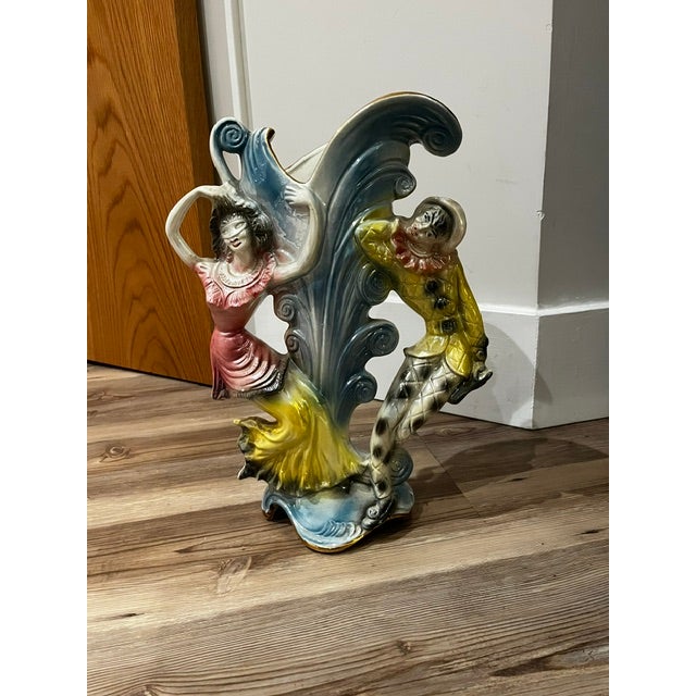 Rare Find! Vintage Mid-Century Ceramic Figural Vase For Sale - Image 10 of 17