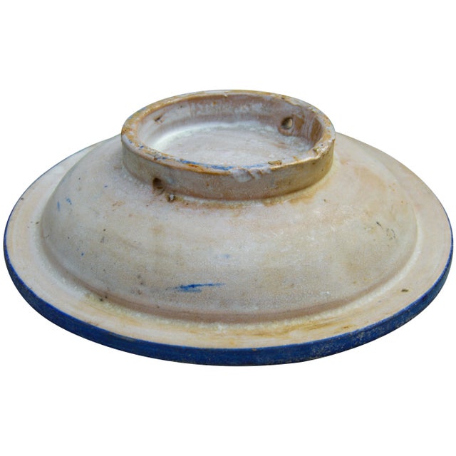 Ceramic Wall Plate W/ Moresque Design For Sale - Image 10 of 11