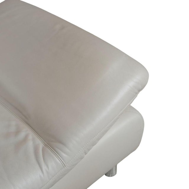 Animal Skin Leather Rivoli Two-Seater Sofa with Manual Function from Koinor For Sale - Image 7 of 18