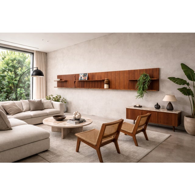 Large Vintage Rosewood Wall System, 1960s For Sale - Image 14 of 15