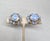Vintage 1950s Signed Hattie Carnegie Blue/Clear Givre Clip Earrings For Sale In Philadelphia - Image 6 of 8
