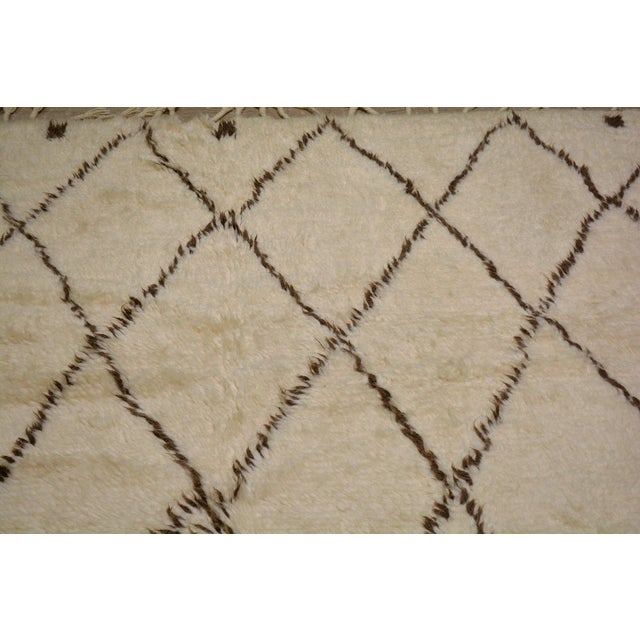 Moroccan Hand Knotted Wool Rug, 10'x14' For Sale - Image 4 of 6