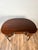 Wood Vintage Edwardian Sheraton Revival Kidney-Form Dressing Table C. 1940 For Sale - Image 7 of 7