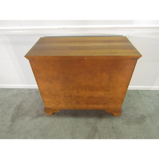 Brown Hitchcock Solid Maple Paint Decorated Chest of Drawers For Sale - Image 8 of 9