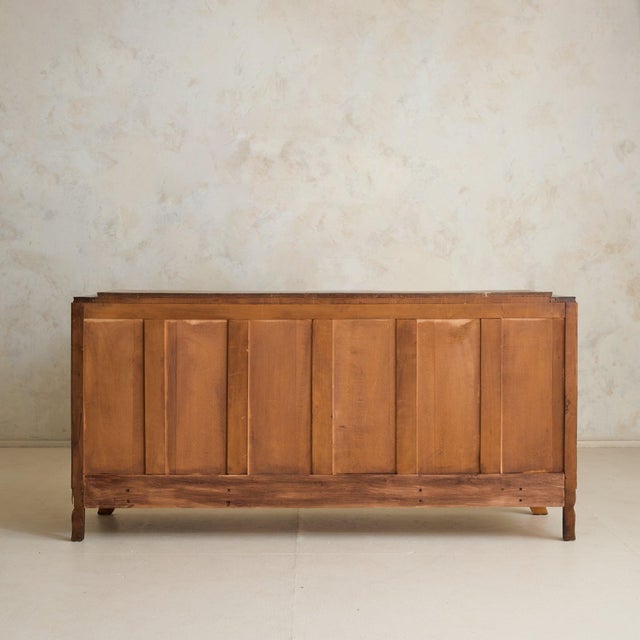 1950s French Wood Sideboard with Concealed Bar, 1950s For Sale - Image 5 of 11
