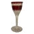 Vintage Faberge Ruby Stemmed Cordial Glass For Sale