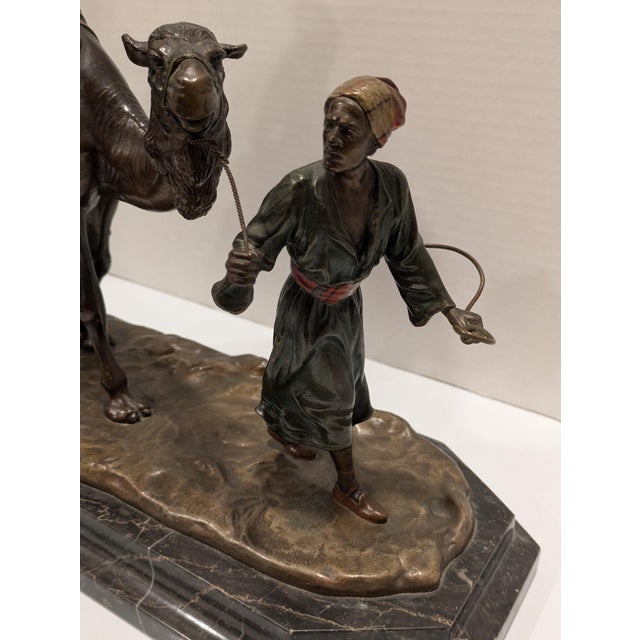 Mid 20th Century Rudulph Chocholka (Austrian 1888-1958) Bronze "La Caravane" For Sale In Detroit - Image 6 of 17