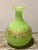 1860 Antique Green Opaline Glass Vase For Sale - Image 4 of 7