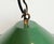 Industrial Green Enamel Factory Pendant Lamp, 1950s For Sale - Image 6 of 16