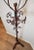 Victorian 19th Century French Art Nouveau Wrought Iron Coat Rack For Sale - Image 3 of 11