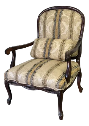 Flexsteel French Upholstered Fauteuil Armchair