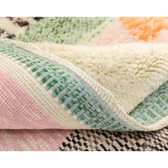 Hand-Knotted Wool Rug by Azele Studio For Sale - Image 6 of 13