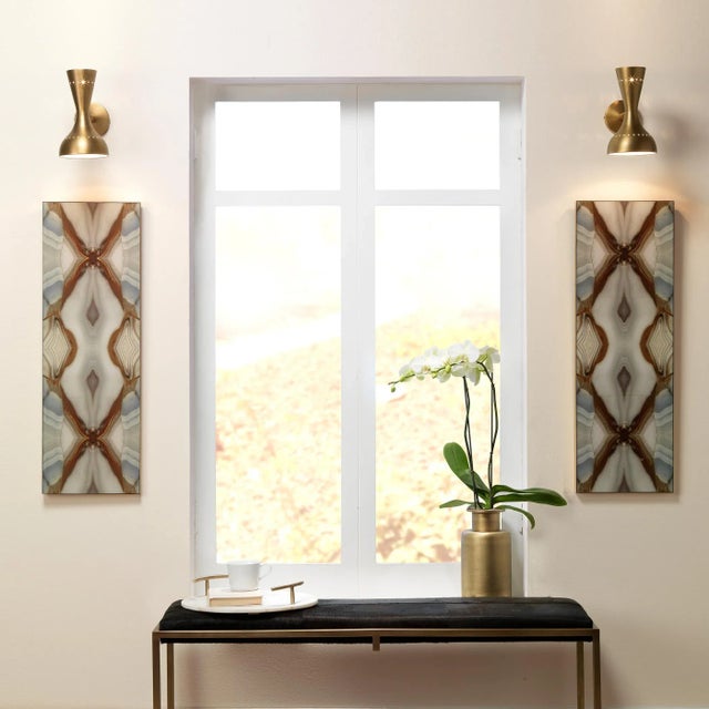 2020s Jamie Young Pisa Wall Sconce in Antique Brass For Sale - Image 5 of 7