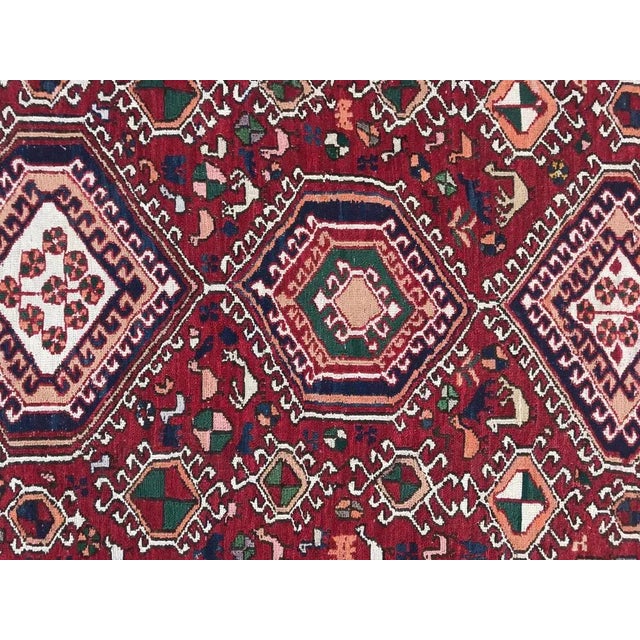 Azerbaijani Shahsavand Flat Rug For Sale - Image 3 of 17