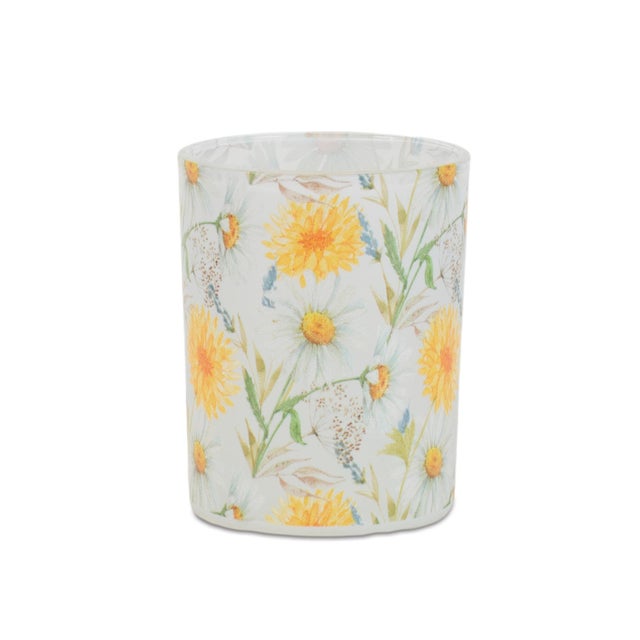 2020s Floral Print Votive Candle Holder (Set of 2) For Sale - Image 5 of 5