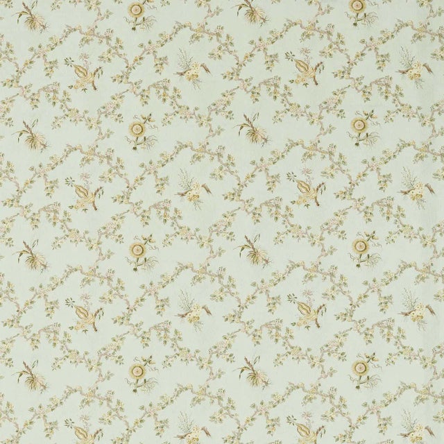 Sanderson Trelliage Fabric in Aphrodite/Blush - a Sample For Sale
