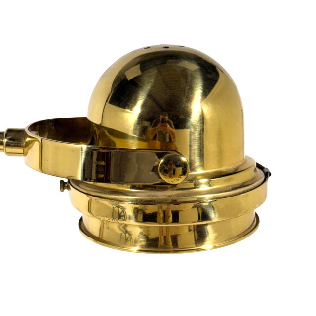 Brass Pharmacy Adjustable Floor Lamp For Sale - Image 10 of 12