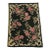 Antique Needlework Floral Rug For Sale
