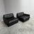 DS-76 Modular Sofa in Black Leather from de Sede, Switzerland, 1970s, Set of 2 For Sale - Image 4 of 13
