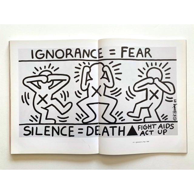 Keith Haring Vintage 1992 First Edition Post Modern Softcover Pop Art Book For Sale - Image 11 of 13