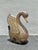 Vintage Wooden Hand Carved Folk Art Swan With Jeweled Inlay For Sale In West Palm - Image 6 of 8