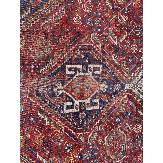 19th Century Shiraz Rug, 1890s For Sale - Image 5 of 18
