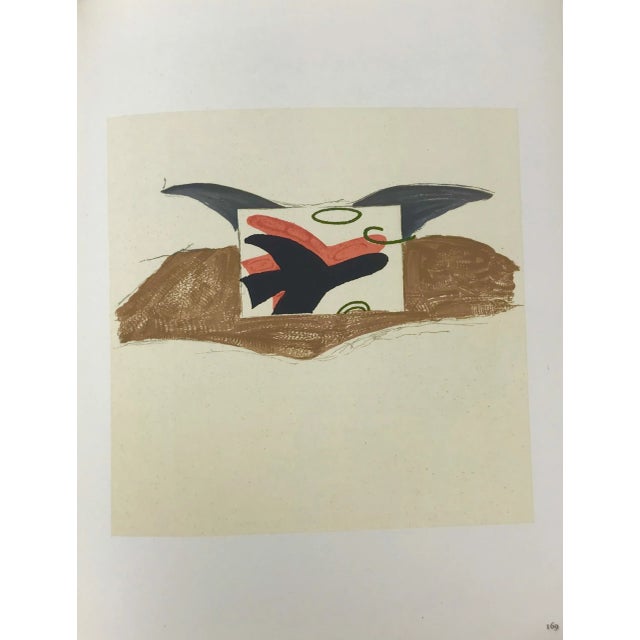 Abstract Georges Braque Lithograph P169 Pour Lettera Amorosa 1963 For Sale - Image 3 of 3