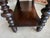 Antique English Hall Sofa Table Sideboard Carved Oak Bobbin Leg C1910 For Sale - Image 11 of 12