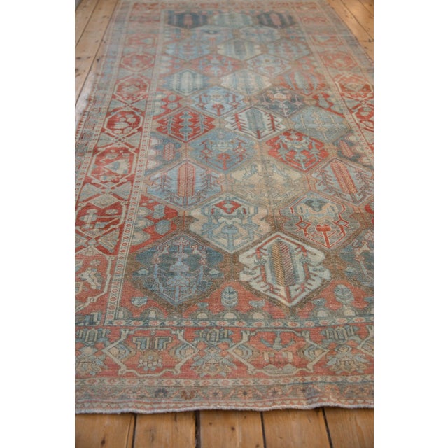 Vintage Distressed Bakhtiari Rug Runner - 5'2" x 9'11" For Sale - Image 10 of 14