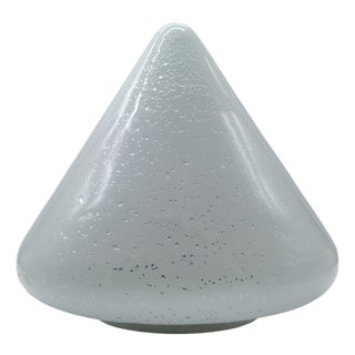 Murano Glass Cone-Shaped Table Lamp, Italy, 1980s For Sale