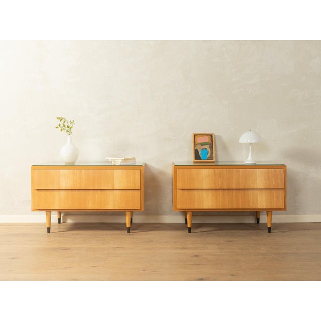 Bedside Tables from Oldenburg Furniture Workshops, 1950s, Set of 2 For Sale - Image 3 of 9