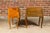 Brown Mid 20th Century Italian Rococo Style Burl Wood Marquetry Bedside Chests with Cabriole Legs For Sale - Image 8 of 12