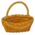 Plastic Vintage Handmade Orange Acrylic Beaded Handbag For Sale - Image 7 of 7